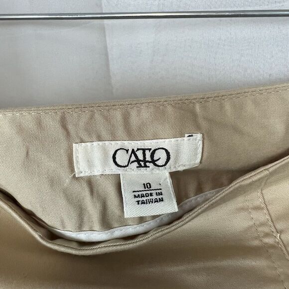 Cato Tan A-Line Midi Skirt - Picture 4 of 8